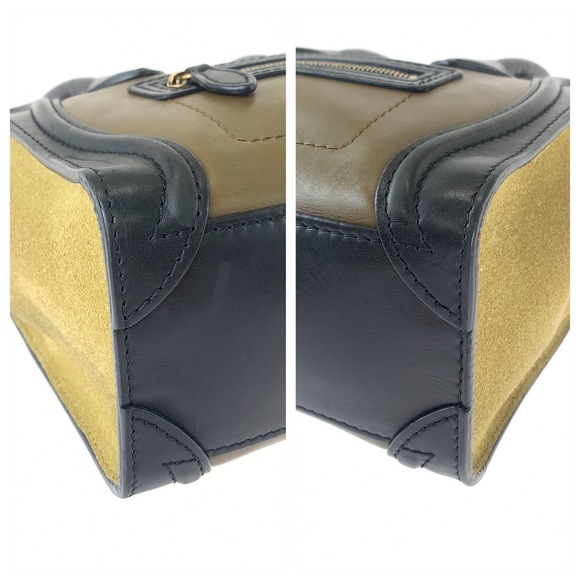 Celine Celine Luggage Nano Leather Suede Handbag Leather Handbag - Picture 3 of 10